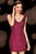 Alyce Paris Scoop Neck Sequined Sheath Dress 4389 CCSALE 4 / Raspberry