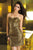 Alyce Paris Sequined Dress 4342 CCSALE 4 / Antique Gold