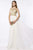 Alyce Paris - Sleeveless Beaded Chiffon A-line Gown 6681 CCSALE 16 / Dwhite