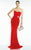 Alyce Paris Strapless Brooch Accented Bodice Gown CCSALE 2 / Red