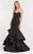 Alyce Paris Strapless Sweetheart Brocade Gown 6885 CCSALE 14 / Black