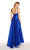 Alyce Paris - Surplice Bodice Taffeta High Slit A-Line Gown 60094 - 1 pc Chameleon In Size 6  and 1 pc Black in size 8 Available CCSALE
