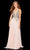 Amarra - 20220 Plunging Neck Embroidered Tulle A-Line Gown Prom Dresses