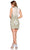 Amarra - 20908 High Neck Beaded Short Dress Cocktail Dresses