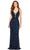 Amarra - 20910 Illusion Plunging Neck Fully Beaded Fitted Gown Evening Dresses