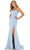Amarra 87233 - Scoop Beaded Evening Gown Special Occasion Dress 00 / Light Blue