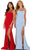 Amarra 87233 - Scoop Beaded Evening Gown Special Occasion Dress 00 / Red