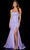 Amarra 87305 - Sequined Lace-Up Back Evening Gown Special Occasion Dress 00 / Lilac