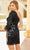 Amarra 87424 - One Shoulder Bishop Sleeve Cocktail Dress Cocktail Dresses
