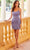 Amarra 87449 - Scoop Sequin Cocktail Dress Cocktail Dresses 00 / Lilac