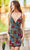 Amarra 87456 - Fully Sequined V-neck Short Dress Cocktail Dresses