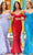 Amarra 88511 - Off Shoulder Embellished Prom Gown Special Occasion Dress 00 / Red