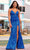 Amarra 88540 - Sleeveless V-neck Prom Gown Special Occasion Dress 00 / Royal Blue