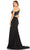 Amarra 88541 - Butterfly-Motif Long Trumpet Gown Evening Dresses