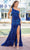 Amarra 88551 - One Shoulder Sequin Evening Gown Special Occasion Dress 00 / Royal Blue