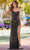 Amarra 88553 - Large Sequin Strapless Sheath Gown Prom Dresses 00 / Black