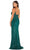 Amarra 88561 - Plunging Neck Sequined Long Dress Evening Dresses
