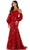 Amarra 88565 - Sleeveless With Detachable Long Sleeve Prom Gown Special Occasion Dress 00 / Red