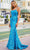 Amarra 88565 - Sleeveless With Detachable Long Sleeve Prom Gown Special Occasion Dress 00 / Turquoise