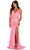 Amarra 88576 - Sequin Sleeveless Evening Gown Special Occasion Dress 00 / Neon Pink