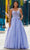 Amarra 88590 - Sleeveless Embroidered Ballgown Special Occasion Dress 00 / Periwinkle
