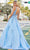 Amarra 88602 - Plunging V-Neck Sleeveless Ballgown Special Occasion Dress