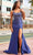 Amarra 88604 - Square Neck Beaded Trumpet Gown Prom Dresses 00 / Navy