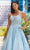 Amarra 88609 - Scoop Neck Appliqued Ballgown Special Occasion Dress