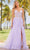 Amarra 88624 - Sleeveless Tulle Prom Gown Special Occasion Dress 00 / Lilac