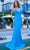 Amarra 88626 - V-Neck Jersey Evening Gown Special Occasion Dress 00 / Peacock