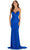Amarra 88641 - Glittery Allover Sweetheart Gown Evening Dresses 00 / Royal Blue