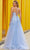 Amarra 88646 - Tulle Embellished Plunging A-line Gown Prom Dresses