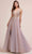 Andrea and Leo - A0672 Illusion Beaded Bodice Tulle A-Line Gown Bridesmaid Dresses 2 / Rosewood