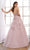 Andrea and Leo - A0892 Floral Embroidered V Neck Ballgown Special Occasion Dress