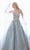 Andrea and Leo - A0892 Floral Embroidered V Neck Ballgown Prom Dresses