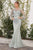 Andrea and Leo - A0997 Pearl Beaded Long Sleeve Trumpet Gown Evening Dresses 2 / Sage
