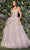 Andrea and Leo A1021 - Draping Peplum Tulle Prom Dress Prom Dresses 2 / Pale Mauve