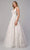 Andrea and Leo - A1028W Plunging Neck Floral Wedding Dress Wedding Dresses