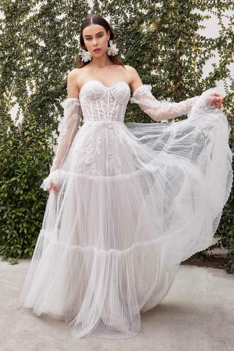 Andrea and Leo - A1037W Embroidered Sweetheart Bridal Gown – Couture Candy