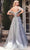 Andrea and Leo A1092 - Off-Shoulder Ruffled Sleeve A-Line Dress Prom Dresses