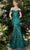 Andrea and Leo A1107 - Embroidered Off Shoulder Prom Dress Prom Dresses 2 / Emerald