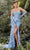 Andrea and Leo A1117 - Embellished Sweetheart Prom Gown Special Occasion Dress 2 / Dusty Blue