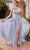 Andrea and Leo A1127 - Strapless Embellished Prom Gown Special Occasion Dress 2 / Haze Blue