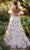 Andrea and Leo A1133 - Strapless Floral Printed Ballgown Special Occasion Dress
