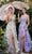 Andrea and Leo A1138 - Square Neck Floral Prom Dress Special Occasion Dress 2 / Lavender