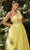 Andrea and Leo A1140 - Butterfly Appliqued Asymmetric Prom Gown Special Occasion Dress