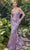 Andrea and Leo A1163 - Off-Shoulder Embellished Evening Gown Special Occasion Dress 2 / English Violet