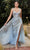 Andrea and Leo A1169 - Sleeveless Sweetheart Neck Evening Gown Prom Dresses 2 / Blue-Gold