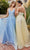 Andrea and Leo A1191 - Floral Embroidered Prom Gown Special Occasion Dress 2 / Paris Blue