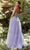 Andrea and Leo A1206 - Embroidered Halter Prom Dress Special Occasion Dress 2 / Lavender